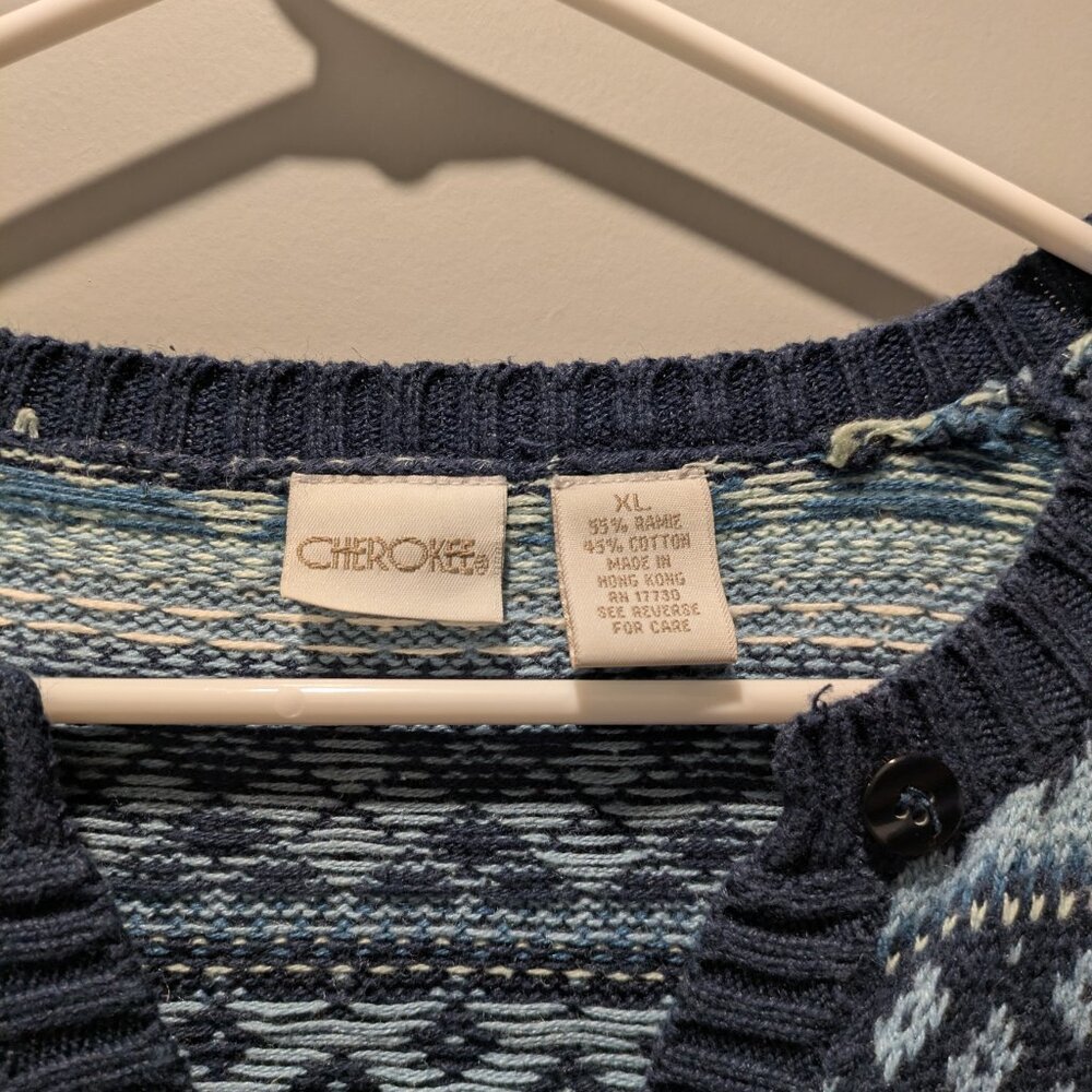 Cherokee Button Sweater - Picture 3 of 3